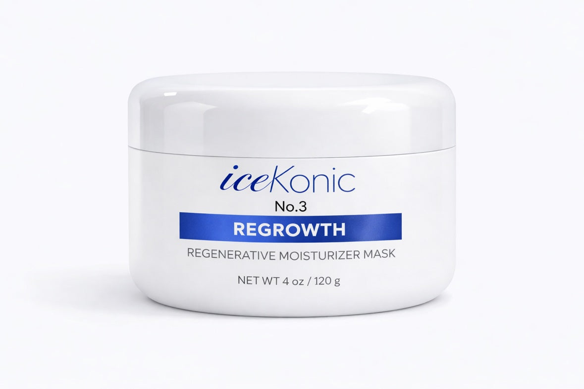 iceKonic No.3 REGROWTH Regenerative Moisturizer Mask jar